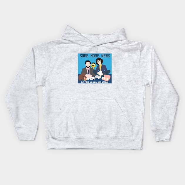 Some More News Minimalist Kids Hoodie by Vatar